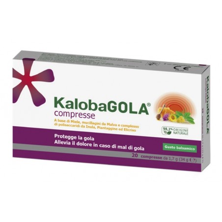 Schwabe Pharma Italia Kalobagola 20 Compresse Balsamico - Integratori per mal di gola - 944881465 - Schwabe Pharma Italia - €...