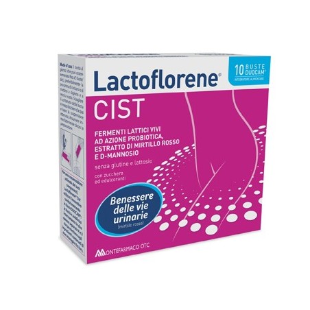 Lactoflorene Cist Per Il Benessere Delle Vie Urinarie 10 Buste - Integratori per cistite - 941577482 - Lactoflorene - € 8,30