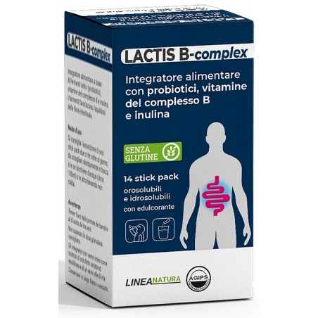 Agips Farmaceutici Lactis B Complex 14 Stick Pack - Integratori di fermenti lattici - 976840948 - Agips Farmaceutici - € 9,82