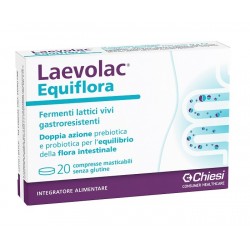 Chiesi Italia Laevolac Equiflora 20 Compresse - Integratori per regolarità intestinale e stitichezza - 978115778 - Chiesi Ita...
