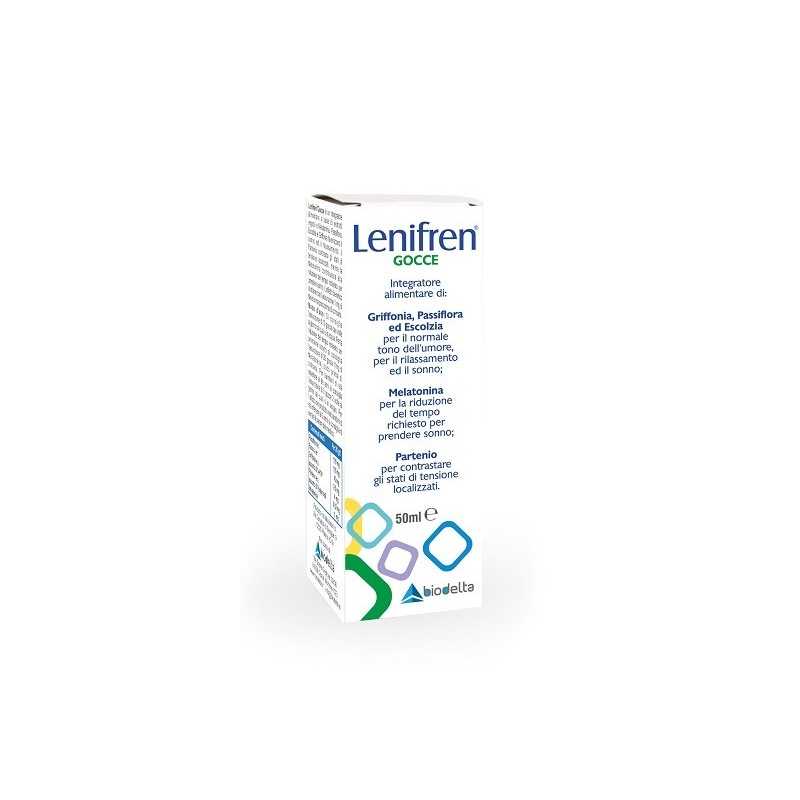 Biodelta Lenifren Gocce 50 Ml - Integratori per umore, anti stress e sonno - 938854054 - Biodelta - € 16,09