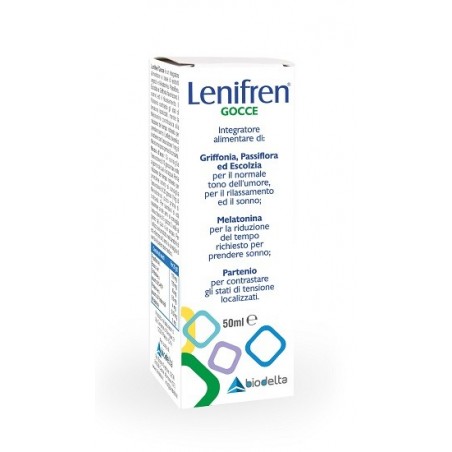 Biodelta Lenifren Gocce 50 Ml - Integratori per umore, anti stress e sonno - 938854054 - Biodelta - € 16,09