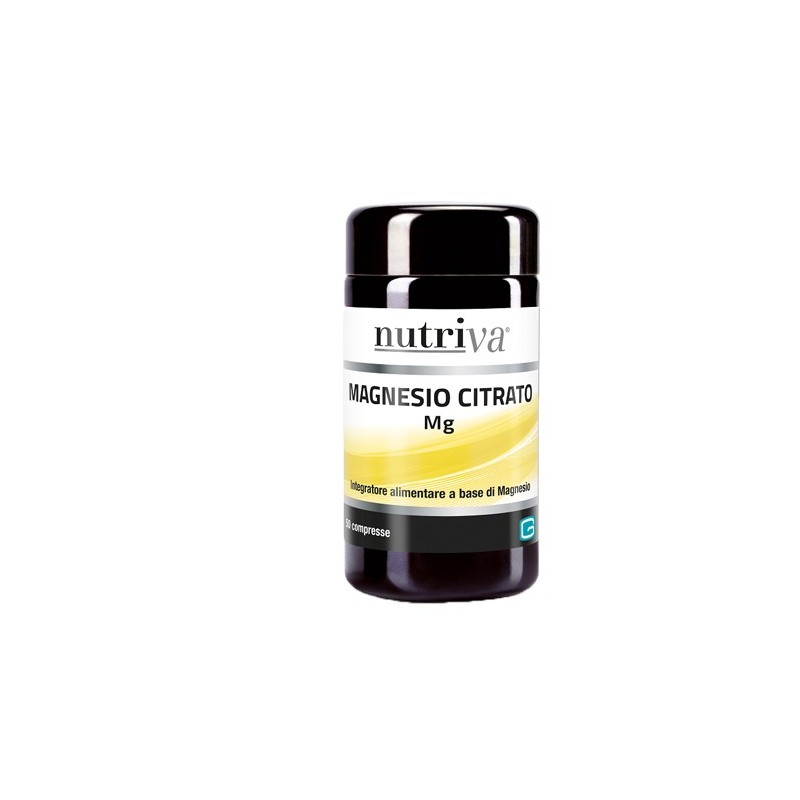 Nutriva Magnesio Citrato per Benessere Quotidiano 50 Compresse Nutriva - 1