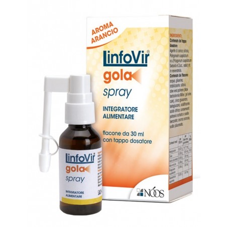 Noos Linfovir Gola Soluzione Isotonica Spray 30 Ml - Prodotti fitoterapici per raffreddore, tosse e mal di gola - 931086831 -...