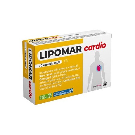 Agips Farmaceutici Lipomar Plus 30 Capsule Molli - Integratori per il cuore e colesterolo - 930996412 - Agips Farmaceutici - ...