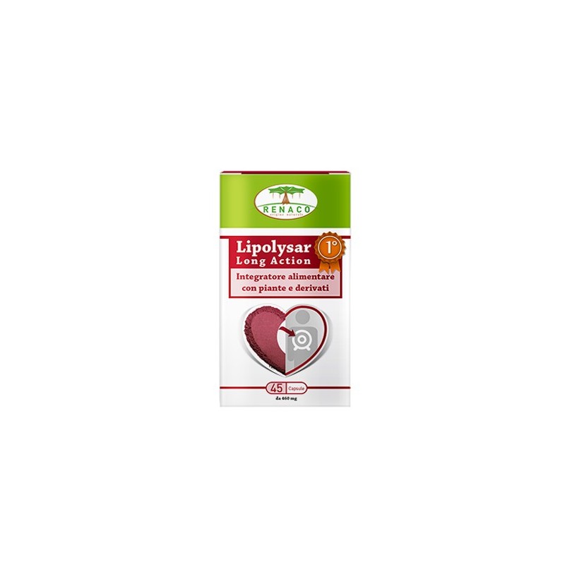 Renaco Italia R. I. Group Lipolysar Long Action 45 Capsule - Integratori per il cuore e colesterolo - 935790826 - Renaco Ital...