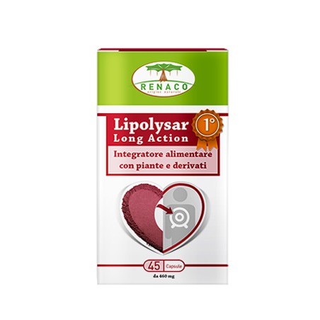 Renaco Italia R. I. Group Lipolysar Long Action 45 Capsule - Integratori per il cuore e colesterolo - 935790826 - Renaco Ital...