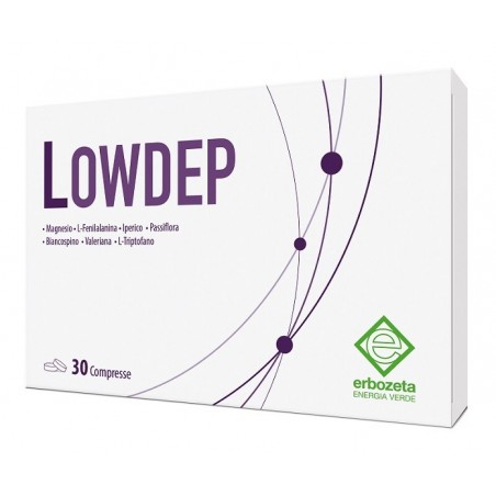 Lowdep Benessere Mentale Vitamina B6 Integratore 30 Compresse Erbozeta - 1 Lowdep Benessere Mentale Vitamina B6 Integratore 30 Compresse Erbozeta - 1