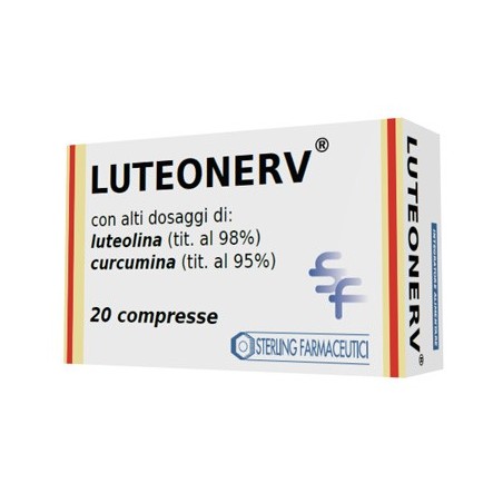 Sterling Farmaceutici Luteonerv 20 Compresse Da 800 Mg - Integratori per concentrazione e memoria - 935822724 - Sterling Farm...