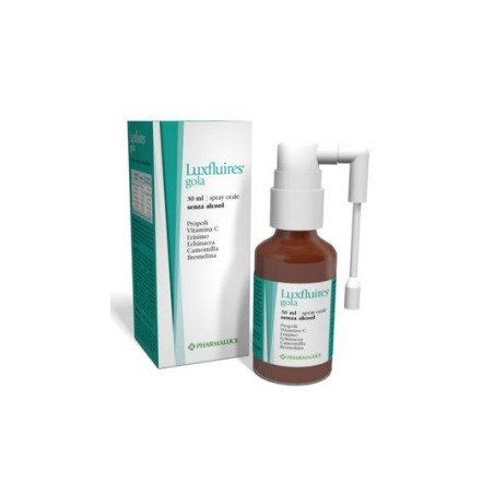 Pharmaluce Luxfluires Gola 30 Ml - Integratori per apparato respiratorio - 939386227 - Pharmaluce - € 12,99