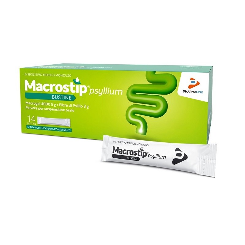 Pharma Line Macrostip Psyllium 14 Bustine - Colon irritabile - 977663727 - Pharma Line - € 11,79