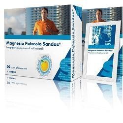 Sandoz Magnesio Potassio 20 Bustine - Vitamine e sali minerali - 902240302 - Sandoz - € 7,05