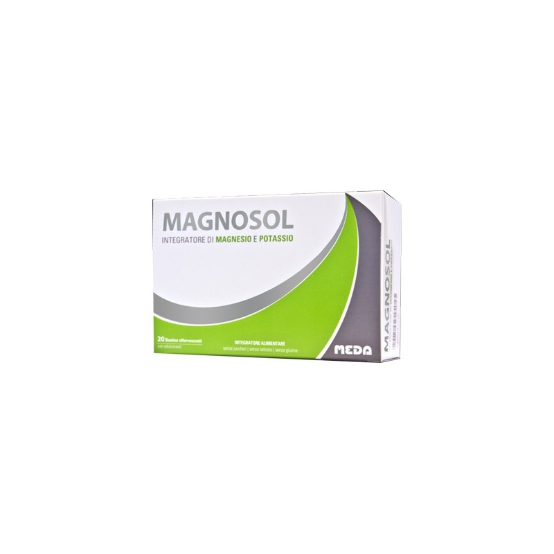 Meda Pharma Magnosol 20 Bustine Effervescenti - Vitamine e sali minerali - 909451546 - Meda Pharma - € 11,94