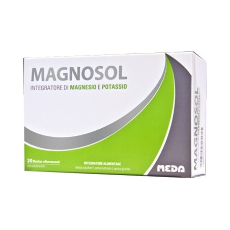 Meda Pharma Magnosol 20 Bustine Effervescenti - Vitamine e sali minerali - 909451546 - Meda Pharma - € 11,94