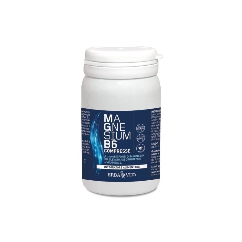 Erba Vita Group Magnesium B6 60 Compresse - Vitamine e sali minerali - 979323033 - Erba Vita - € 11,47