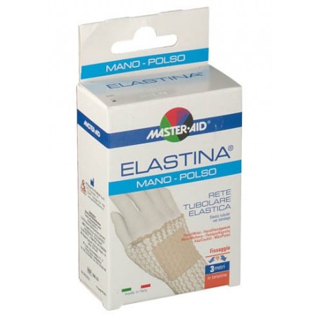 Pietrasanta Pharma Rete Tubolare Elastica Ipoallergenica Master-aid Elastina Mano/polso 3 Mt In Tensione Calibro 3 Cm - Medic...