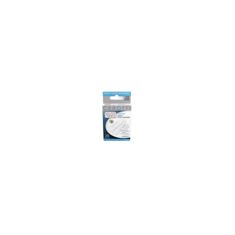 Comifar Distribuzione Cerotti Silvercross Airpore Assortiti 20 Pezzi - Medicazioni - 922250939 - Silver Cross - € 3,90
