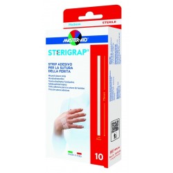 Pietrasanta Pharma Master-aid Sterigrap Strip Adesivo Sutura Ferite 75x3 Mm 10 Pezzi - Medicazioni - 982593547 - Pietrasanta ...