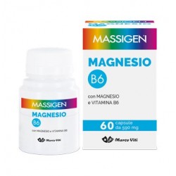 Marco Viti Farmaceutici Massigen Magnesio B6 60 Capsule - Integratori per sportivi - 935846093 - Massigen - € 7,01
