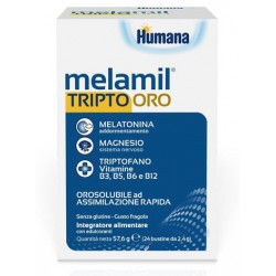 Humana Italia Melamil Tripto Oro 24 Bustine - Integratori per umore, anti stress e sonno - 943941563 - Melamil - € 18,89