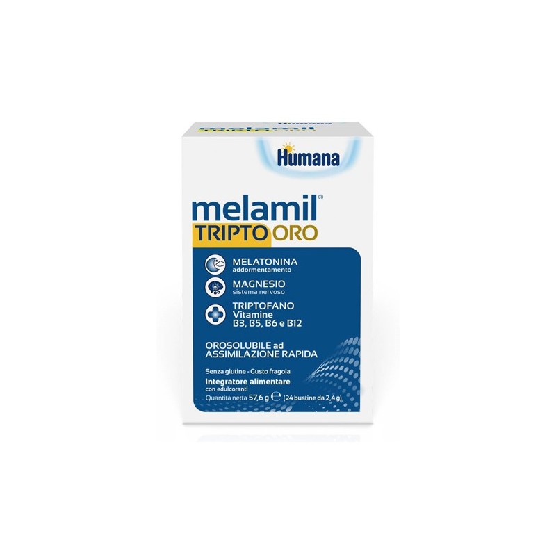 Humana Italia Melamil Tripto Oro 24 Bustine Melamil - 1