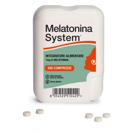 Sanifarma Melatonina System 300 Compresse - Integratori per dormire - 934036777 - Sanifarma - € 7,03