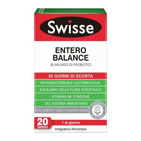 Swisse Ultiboost Entero Balance 20 Capsule - Integratori di fermenti lattici - 976293163 - Swisse - € 11,62