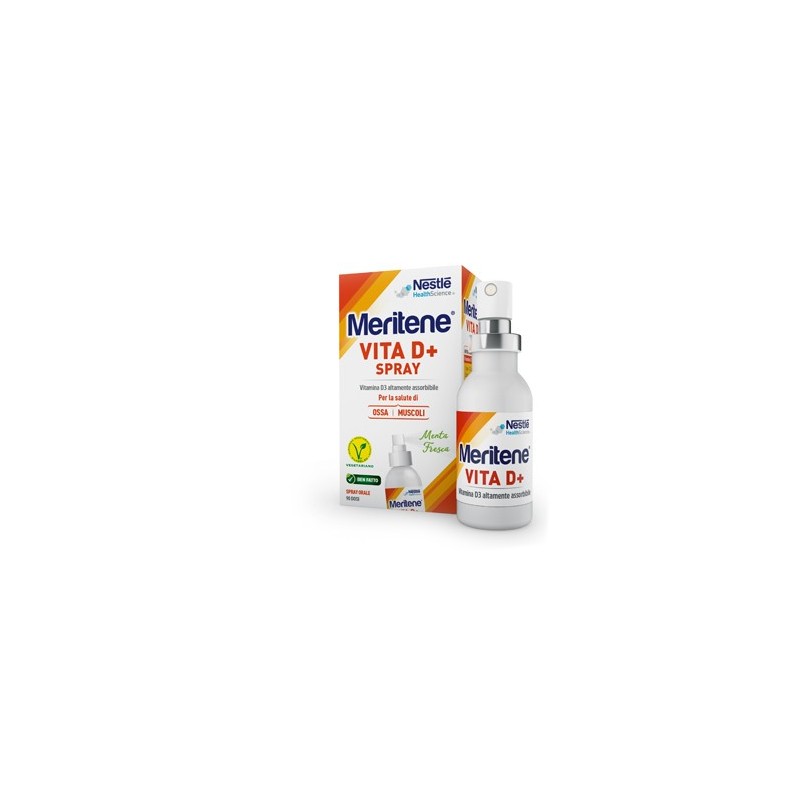 Nestle' It. Meritene Vita D+ Spray 18 Ml - Integratori per dolori e infiammazioni - 974024224 - Meritene - € 13,54