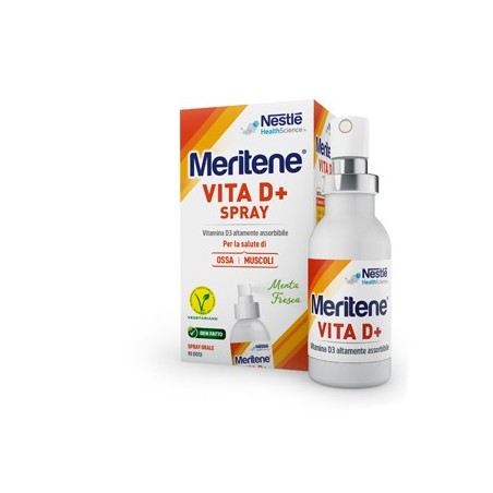 Nestle' It. Meritene Vita D+ Spray 18 Ml - Integratori per dolori e infiammazioni - 974024224 - Meritene - € 13,54