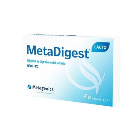 Metagenics Belgium Bvba Metadigest Lacto 15 Capsule - Integratori di fermenti lattici - 978573879 - Metagenics - € 12,08