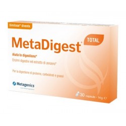 MetaDigest Total Integratore Per Favorire La Digestione 30 Capsule - Integratori per dimagrire ed accelerare metabolismo - 97...