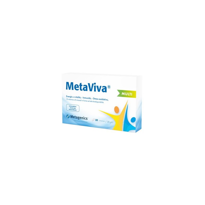 Metaviva Multi Integratore Multivitaminico 30 Compresse - Integratori multivitaminici - 978112985 - Metagenics - € 15,98
