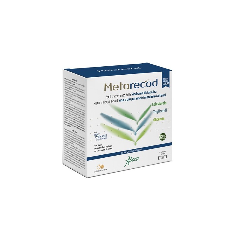 Metarecod Colesterolo 40 Bustine Arancia E Pesca - Colon irritabile - 979232648 - Aboca - € 28,37