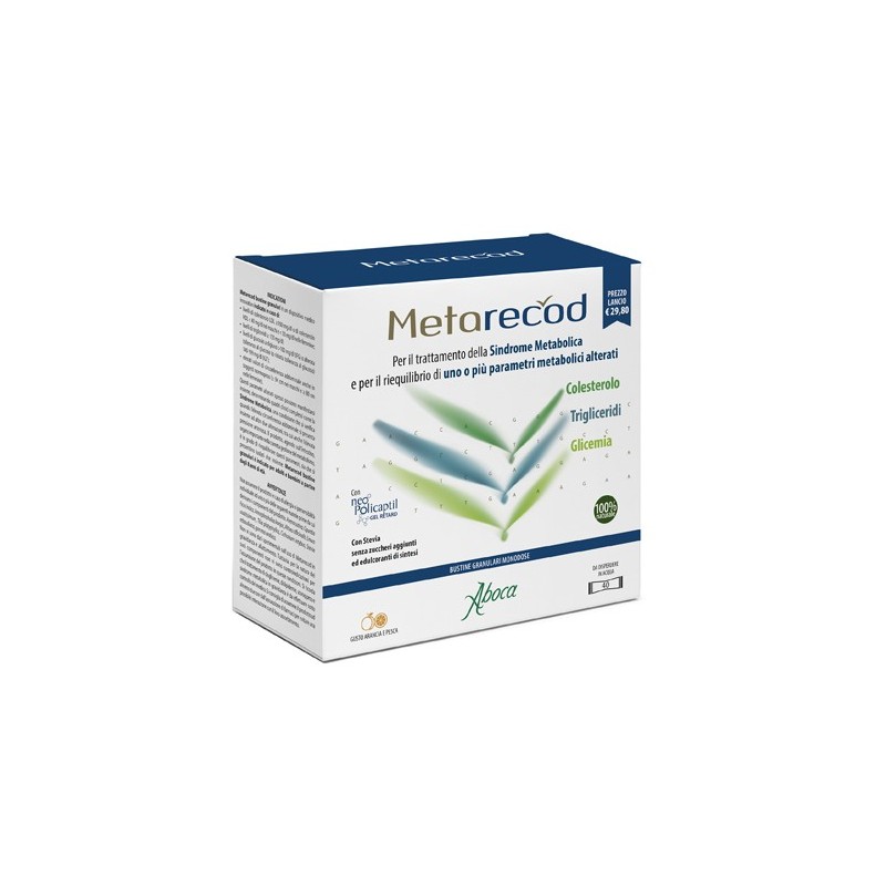 Metarecod Colesterolo 40 Bustine Arancia E Pesca Aboca - 1