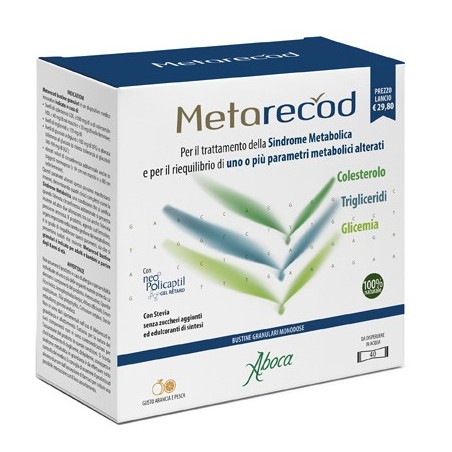 Metarecod Colesterolo 40 Bustine Arancia E Pesca Aboca - 1 Metarecod Colesterolo 40 Bustine Arancia E Pesca Aboca - 1