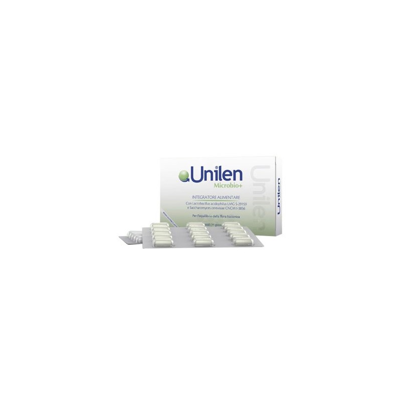 Uniderm Farmaceutici Microbio+ Unilen 30 Capsule - Integratori di fermenti lattici - 942460179 - Uniderm Farmaceutici - € 19,47