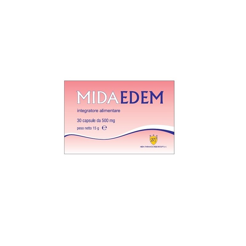 Mida Farmaceutici Group Midaedem 30 Capsule - Circolazione e pressione sanguigna - 935201929 - Mida Farmaceutici Group - € 19,65