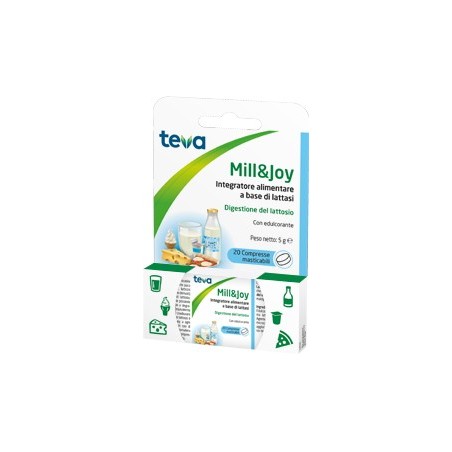 Teva Italia Mill&joy Teva 20 Compresse Masticabili Teva Italia - 1 Teva Italia Mill&joy Teva 20 Compresse Masticabili Teva Italia - 1