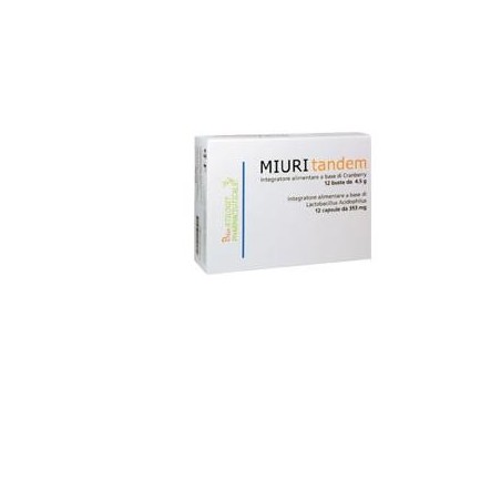 Bio Stilogit Pharmaceutic. Miuri Tandem 12 Bustine + 12 Capsule - Integratori per apparato uro-genitale e ginecologico - 9051...