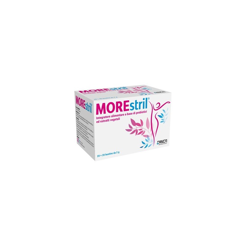 Farmaceutici Damor Morestril 20 Bustine + 20 Bustine - Integratori per ciclo mestruale e menopausa - 972680375 - Farmaceutici...