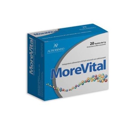 Aurobindo Pharma Italia Morevital 20bust 4g - Vitamine e sali minerali - 973262797 - Aurobindo Pharma Italia - € 6,62