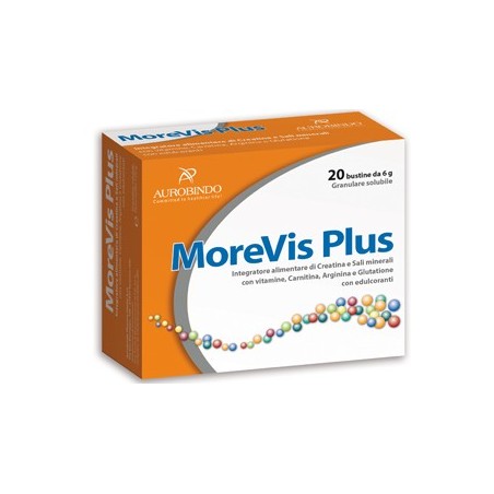 Aurobindo Pharma Italia Morevis Plus 20 Bustine - Integratori per sportivi - 974777373 - Aurobindo Pharma Italia - € 5,62