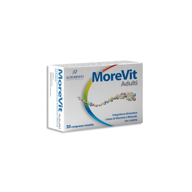 Aurobindo Pharma Italia Morevit Adulti 30 Compresse - Vitamine e sali minerali - 976775104 - Aurobindo Pharma Italia - € 4,97