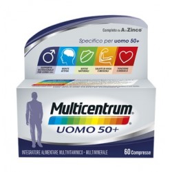 Multicentrum Uomo 50+ Integratore Multivitaminico 60 Compresse - Vitamine e sali minerali - 942006166 - Multicentrum - € 32,52