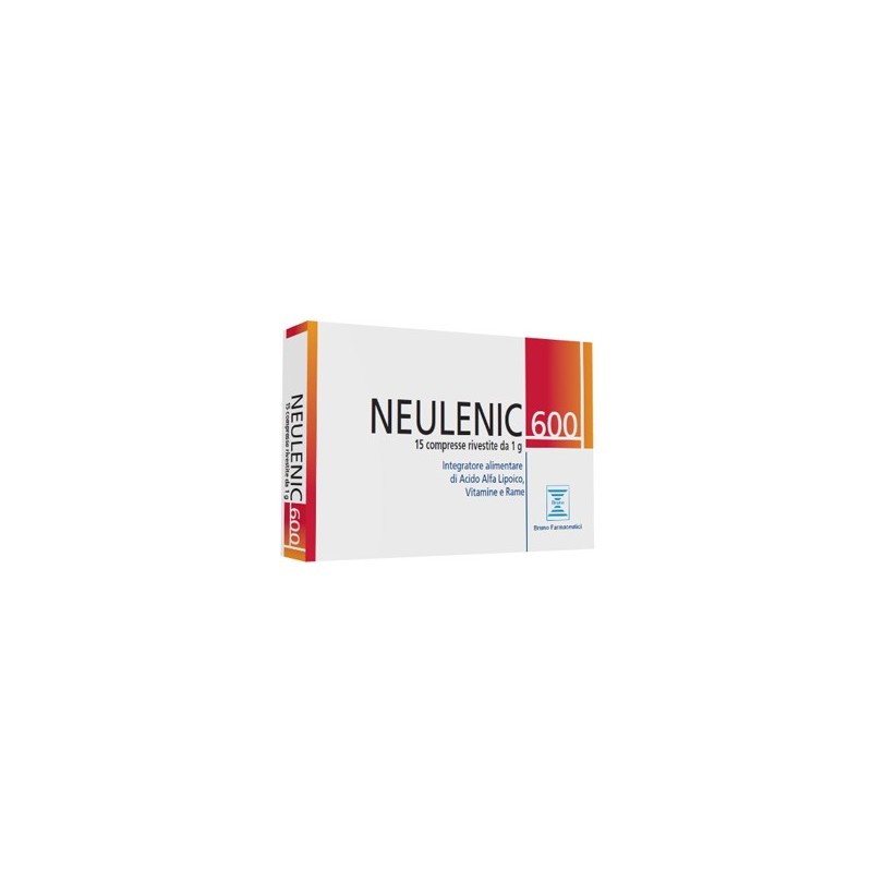 Bruno Farmaceutici Neulenic 600 15 Compresse Rivestite - Integratori - 924268764 - Bruno Farmaceutici - € 18,56