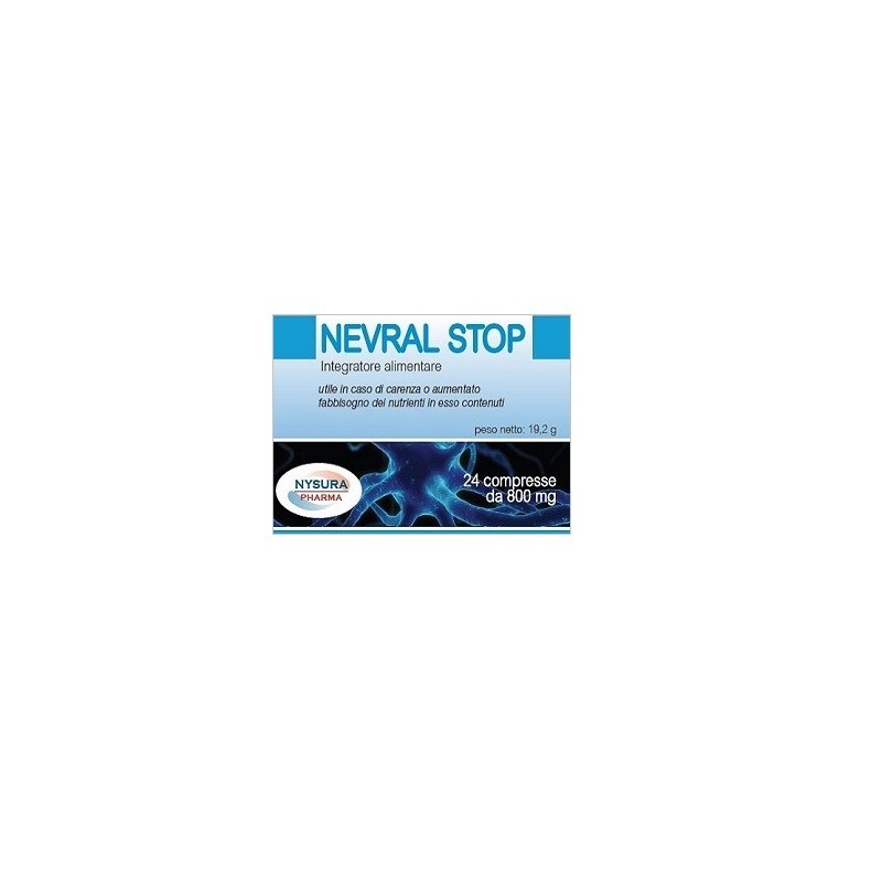 Nevral Stop Integratore per Neuropatie 24 Compresse - Integratori per dolori e infiammazioni - 933948667 - Nisura Farmaceutic...