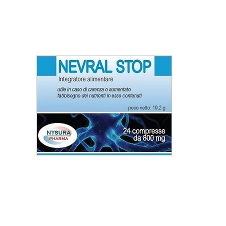 Nevral Stop Integratore per Neuropatie 24 Compresse - Integratori per dolori e infiammazioni - 933948667 - Nisura Farmaceutic...
