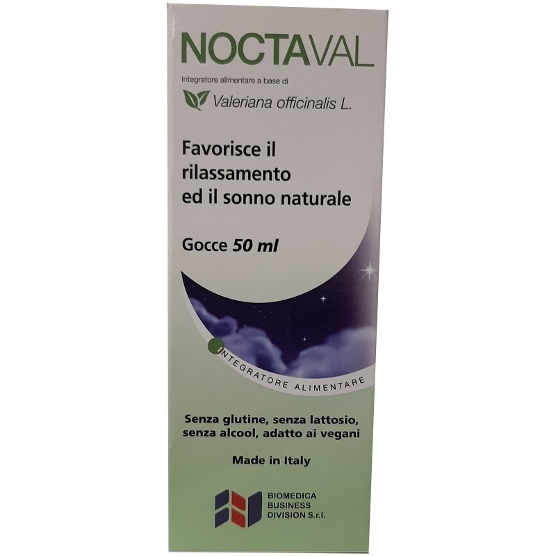 Biomedica Business Div. Noctaval Gocce 50 Ml - Integratori per umore, anti stress e sonno - 905562310 - Biomedica Business Di...
