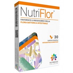 Nutrigea Nutriflor Per L'Equilibrio della Flora Intestinale 30 Capsule - Integratori di fermenti lattici - 924784907 - Nutrig...