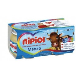 Nipiol Omogeneizzato Manzo 80 G 2 Pezzi - Omogeneizzati e liofilizzati - 910889789 - Nipiol - € 1,38